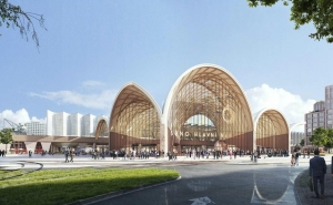 Администрация Брно представила новый дизайн центрального вокзала, который разработала нидерландская студия