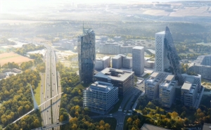 Возле метро Nové Butovice появятся два самых высоких небоскреба в Чехии, один от Давида Черны
