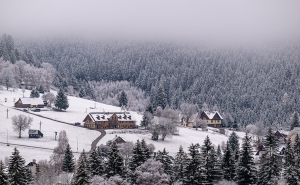 В горах Крконоше выпал снег, метеорологи обещают температуру от -1 до 2 градусов