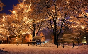 Метеорологи представили карту, где в Чехии ожидается снежное Рождество