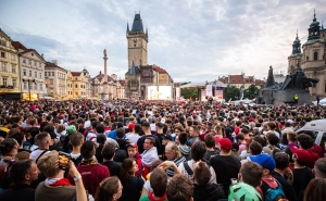 Как фанаты праздновали победу чешской сборной на ЧМ по хоккею 2024