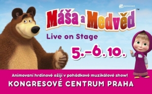 Мюзикл Маша и Медведь в Праге