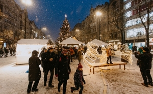 Рождественская ярмарка на Вацлавской площади