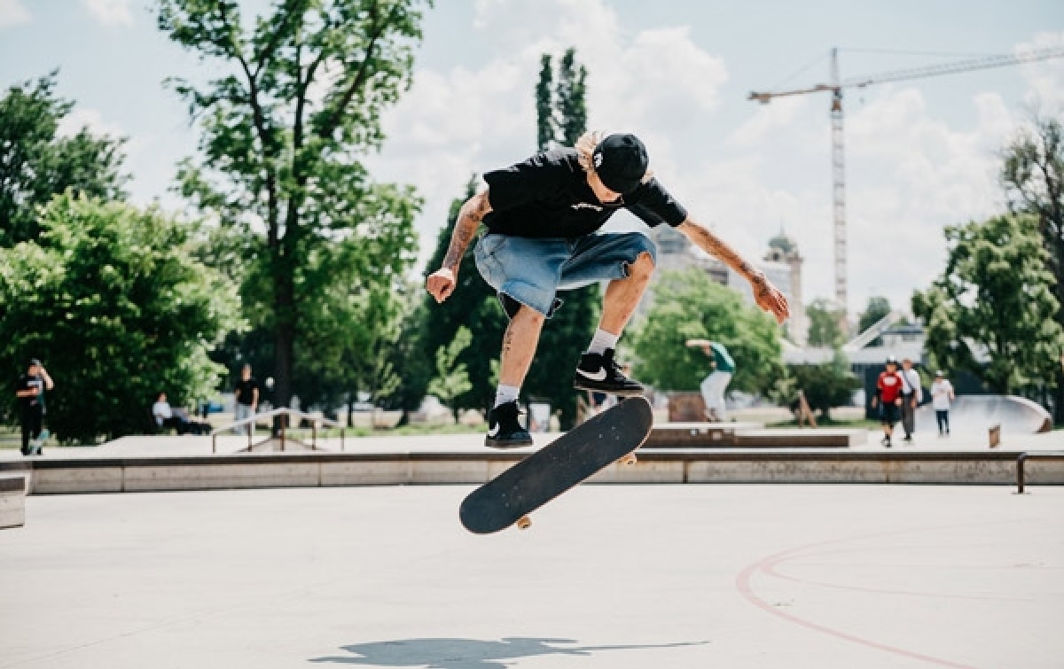 Соревнование Skate Games на Выставиште